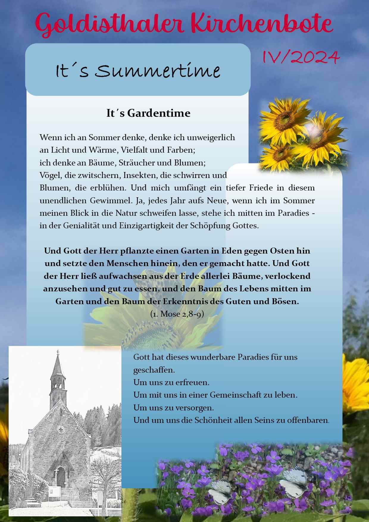 Goldisthaler Kirchenbote - it´s Summertime